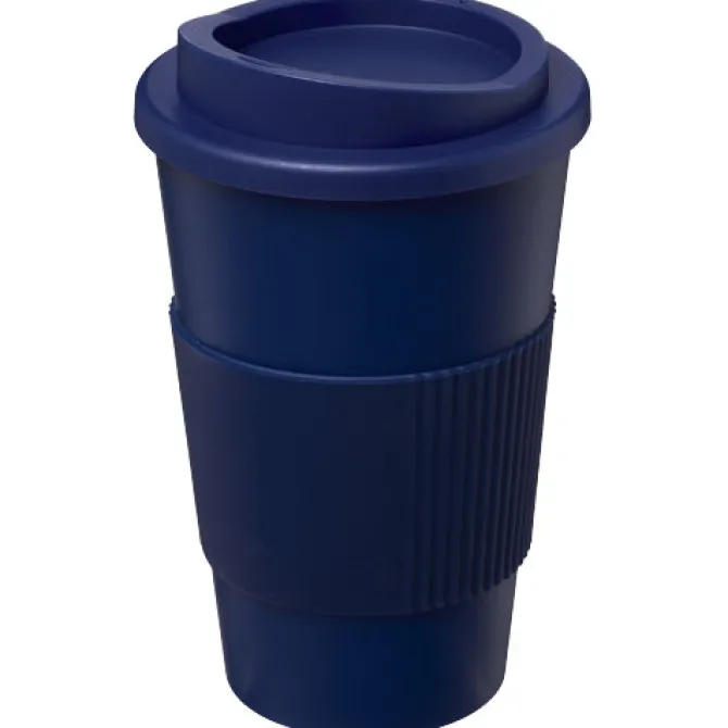 Kubek termiczny z serii Americano® o pojemności 350 ml z uchwytem / Pomarańczowy 21000222
