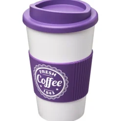 Kubek termiczny z serii Americano® o pojemności 350 ml z uchwytem / Biały 21000213
