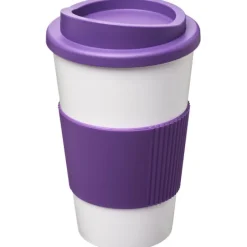 Kubek termiczny z serii Americano® o pojemności 350 ml z uchwytem / Biały 21000213