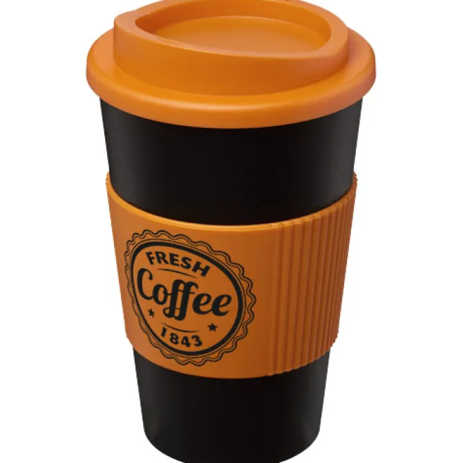 Kubek termiczny z serii Americano® o pojemności 350 ml z uchwytem / Biały 21000209