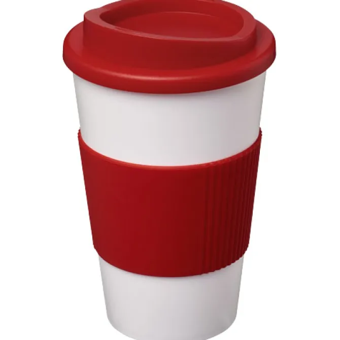 Kubek termiczny z serii Americano® o pojemności 350 ml z uchwytem / Biały 21000210