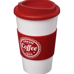 Kubek termiczny z serii Americano® o pojemności 350 ml z uchwytem / Biały 21000210