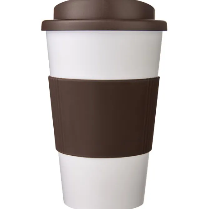 Kubek termiczny z serii Americano® o pojemności 350 ml z uchwytem / Biały 21000231