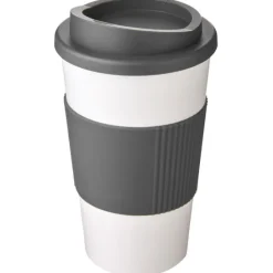 Kubek termiczny z serii Americano® o pojemności 350 ml z uchwytem / Biały 21000232