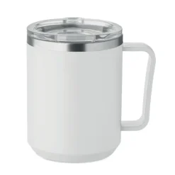 Kubek z 2 ściankami 400 ml / Bialy MO2900-06