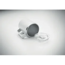 Kubek z 2 ściankami 400 ml / Bialy MO2900-06