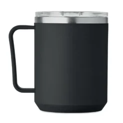Kubek z 2 ściankami 400 ml / Czarny MO2900-03