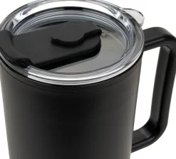 Kubek ze słomką XXL 1200 ml TEODORA / Czarny 8468603