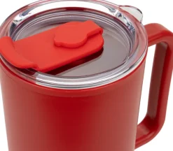 Kubek ze słomką XXL 1200 ml TEODORA / Czerwony 8468605