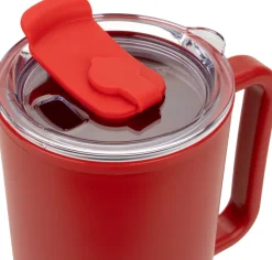 Kubek ze słomką XXL 1200 ml TEODORA / Czerwony 8468605