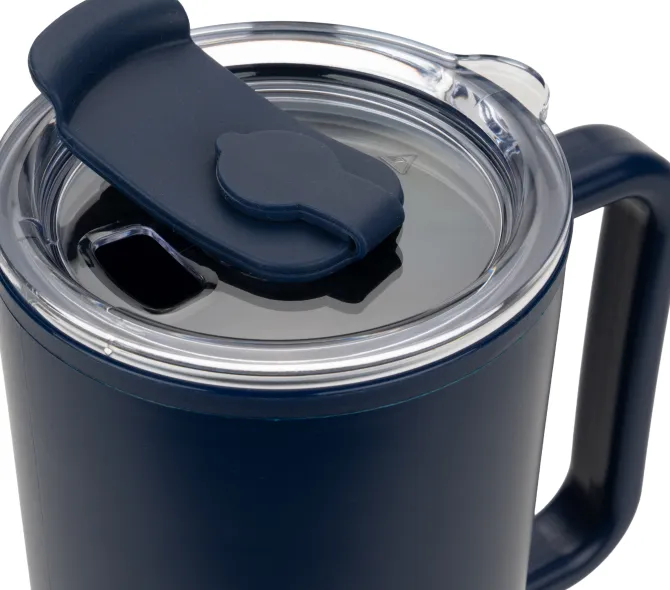 Kubek ze słomką XXL 1200 ml TEODORA / Granatowy 8468644