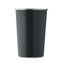 Kubek ze stali nierdzewnej / Czarny MO2063-03