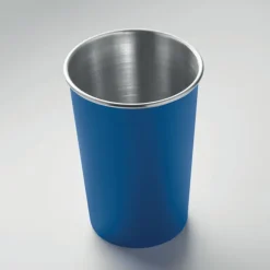 Kubek ze stali nierdzewnej / Niebieski MO2063-37