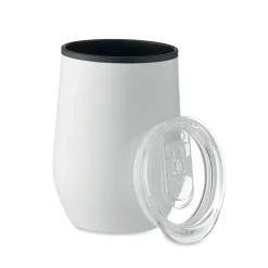 Kubek z podwójną ścianką 350ml / Biały MO6700-06