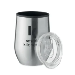 Kubek z podwójną ścianką 350ml / Srebrny mat MO6700-16