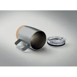 Kubek z podwójną ścianką 300ml / Szary MO6533-07