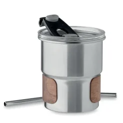 Kubek z pojedynczą ścianką 260 ml / Srebrny Mat MO2423-16