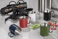 Kubek z recyklingowanej stali nierdzewnej VIVO 250 ml / Zielony 16405-05