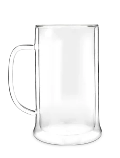 Kufel do piwa z podwójną ścianką 500ml AMO Vialli Design / Bezbarwny VD1228