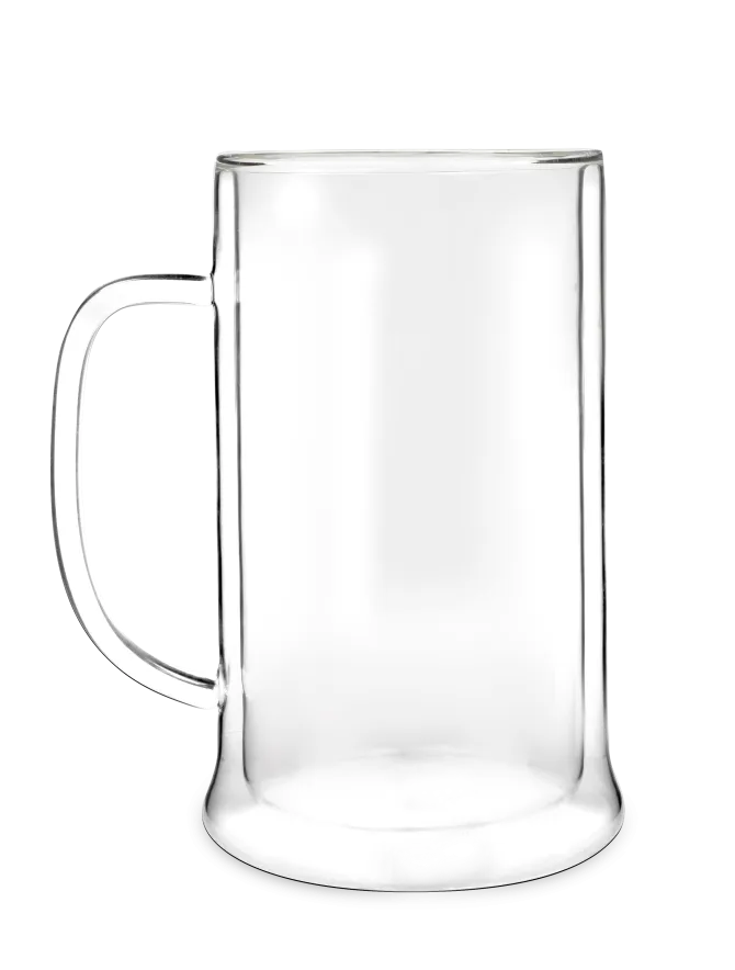 Kufel do piwa z podwójną ścianką 500ml AMO Vialli Design / Bezbarwny VD1228