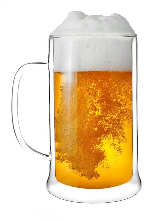 Kufel do piwa z podwójną ścianką 500ml AMO Vialli Design / Bezbarwny VD1228