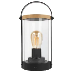 Lampa bambusowa Edison / Czarny LT93351-N0002