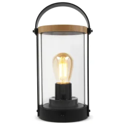 Lampa bambusowa Edison / Czarny LT93351-N0002