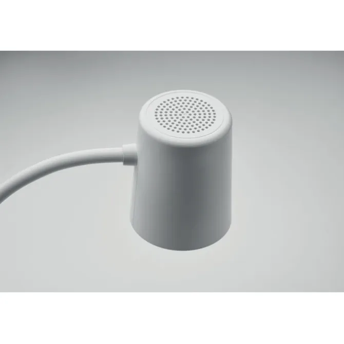 Lampa z ładowarką i głośnikiem / Bialy MO2124-06