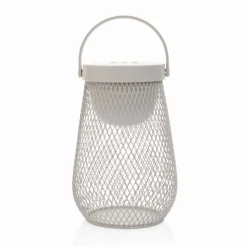 Lampka na biurko Aurora, plastik z recyklingu / Szary P513.7502
