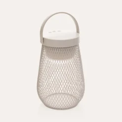 Lampka na biurko Aurora, plastik z recyklingu / Szary P513.7502