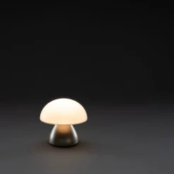 Lampka na biurko Luming, plastik z recyklingu / Brązowy P513.749