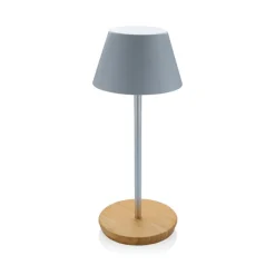Lampka na biurko Pure Glowe, plastik z recyklingu / Biały P513.283
