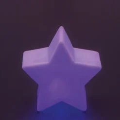 Lampka plastikowa LED STAR / Biały 058506