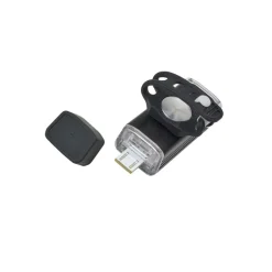 Lampka rowerowa COB / Czarny V9734-03