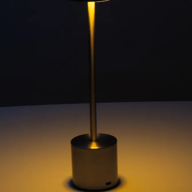 Lampka stołowa ANNETTE / Szary 9392907
