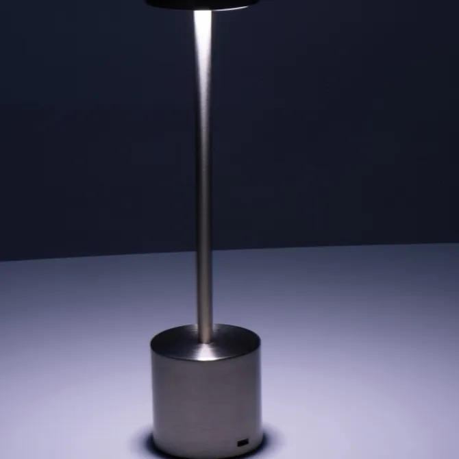 Lampka stołowa ANNETTE / Szary 9392907