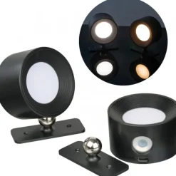 Lampy ścienne 2 szt. CrisMa HEDWIG / Czarny 9488003