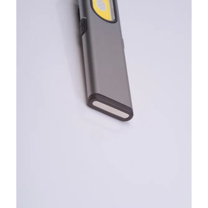 Latarka aluminiowa z recyklingu MICHAEL / Szary 9549307