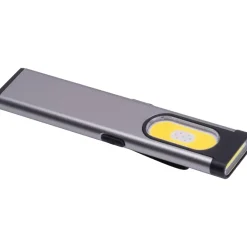 Latarka aluminiowa z recyklingu MICHAEL / Szary 9549307