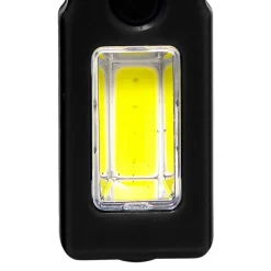 Latarka bezpieczeństwa 4 LED COB, przecinak do pasów, młotek bezpieczeństwa / Czarny V9732-03