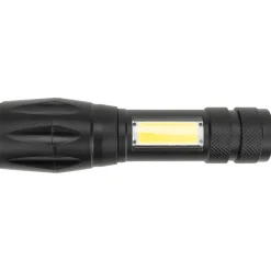 Latarka COB NICOLETTA / Czarny 9385103