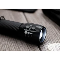 Latarka 1 CREE LED Air Gifts, lampka rowerowa | Cynthia / Czarny V8747-03