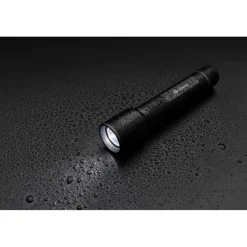 Latarka Gear X, ładowana przez USB, aluminium z recyklingu / Czarny P513.921
