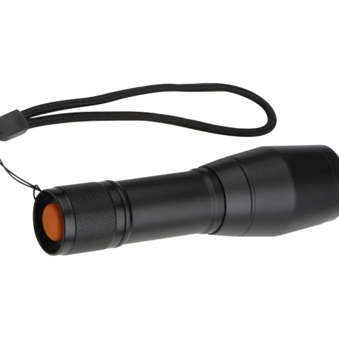 Latarka LED aluminiowa DAVID / Czarny 8118503