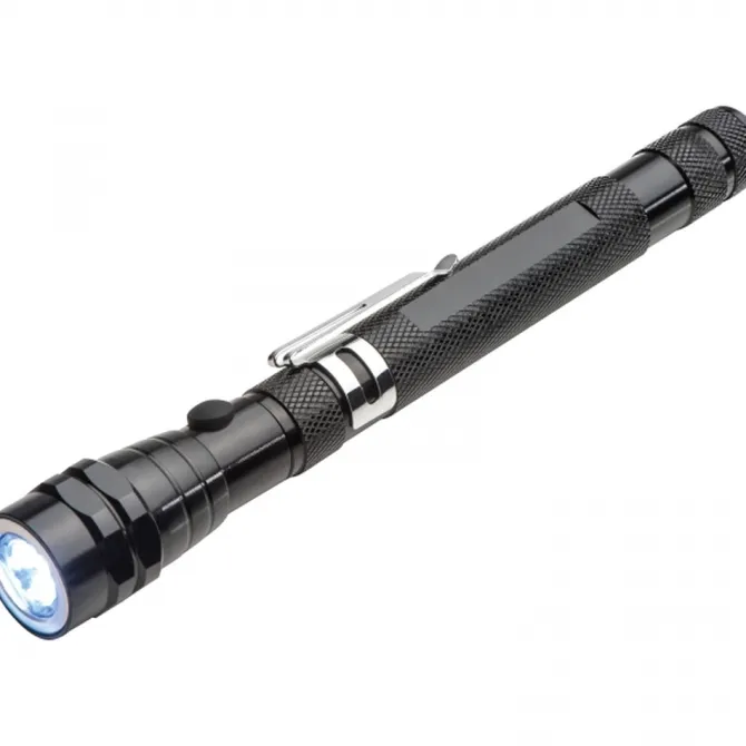 Latarka LED teleskopowa ALBERTO / Czarny 8038703