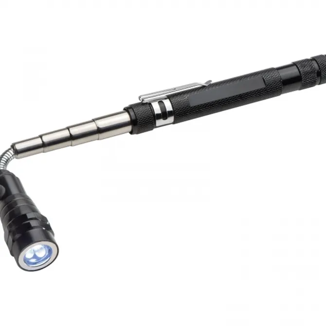 Latarka LED teleskopowa ALBERTO / Czarny 8038703