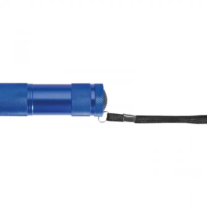 Latarka metalowa 9 LED DUNCAN / Niebieski 8875704