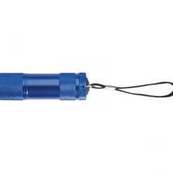 Latarka metalowa 9 LED DUNCAN / Niebieski 8875704
