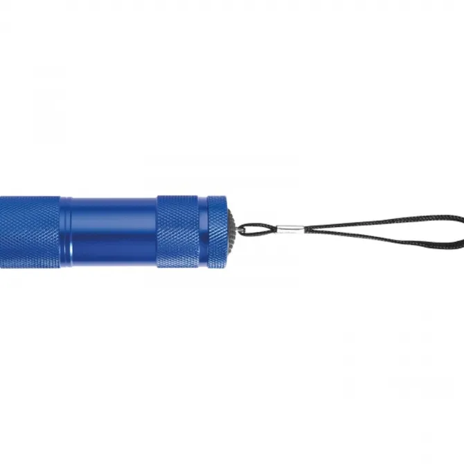 Latarka metalowa 9 LED DUNCAN / Niebieski 8875704