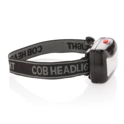 Latarka na głowę COB / Czarny P513.691